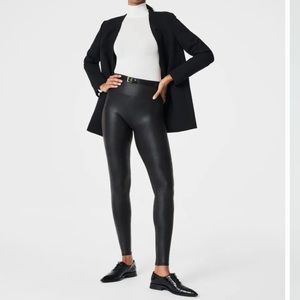 Spanx faux leather leggings